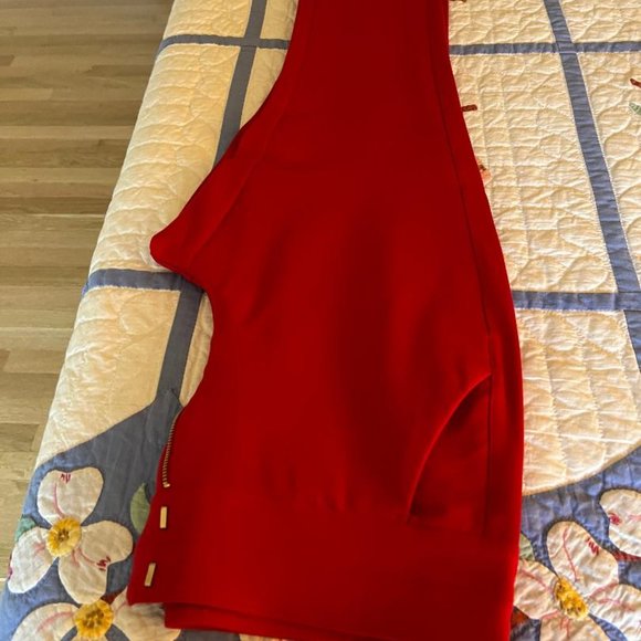 INC Red Stretch Pants Size 6 - Picture 4 of 8